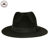 Vintage Unisex Wool Jazz Fedora Hat for Women and Men - foxberryparkproducts