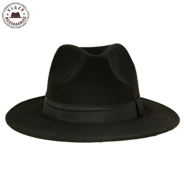 Vintage Unisex Wool Jazz Fedora Hat for Women and Men - foxberryparkproducts
