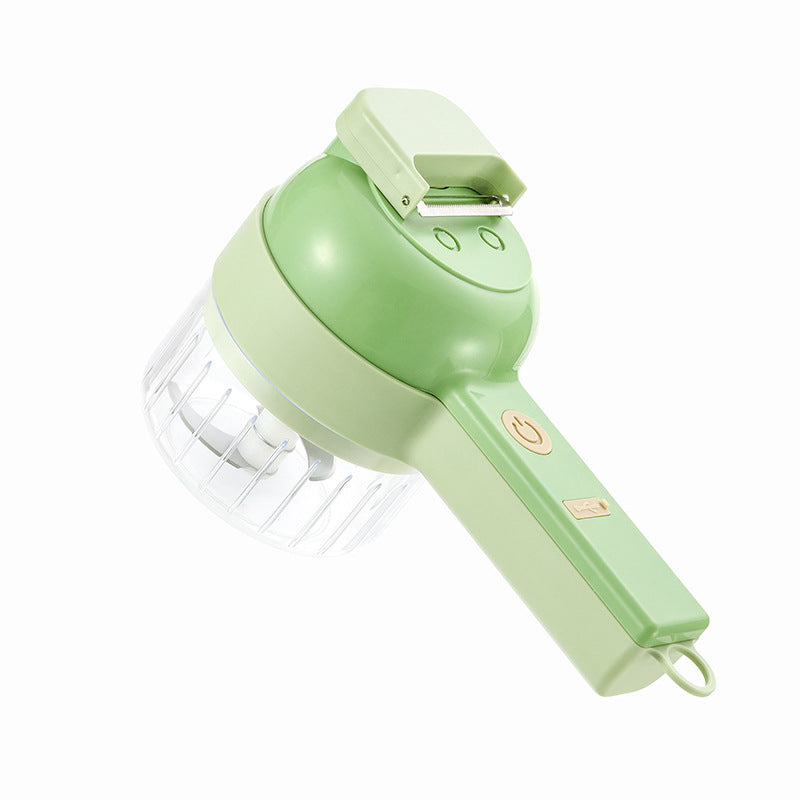 Multifunctional Electric Salad Fruit Vegetable Slicer Kitchen Cutter Carrot Potato Chopper Cutting Machine Stainless Steel Blade - foxberryparkproducts