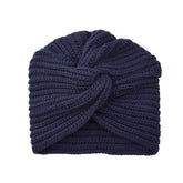 Muslim inner hijab caps bohemia turban cashmere cross wrap head Indian hat - foxberryparkproducts