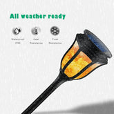 Solar Path Torch Light Waterproof Christmas Decorative Flame - foxberryparkproducts