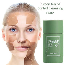 Load image into Gallery viewer, Green Tea Cleansing Clay Stick Mask Acne Cleansing Beauty Skin Green Tea Moisturizing Hydrating Whitening Care Face - foxberryparkproducts
