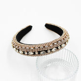 Baroque Full Crystal Hair Bands For Women - foxberryparkproducts