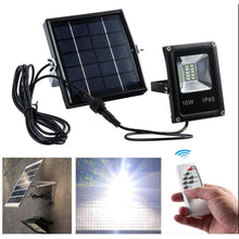 Load image into Gallery viewer, 10W LED Waterproof Solar Powered Sensor Flood Light Outdoor Garden Security Lamp - foxberryparkproducts
