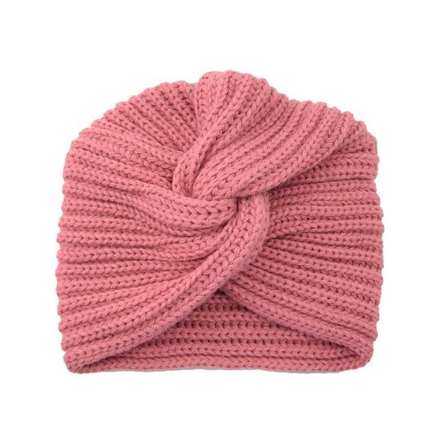 Muslim inner hijab caps bohemia turban cashmere cross wrap head Indian hat - foxberryparkproducts