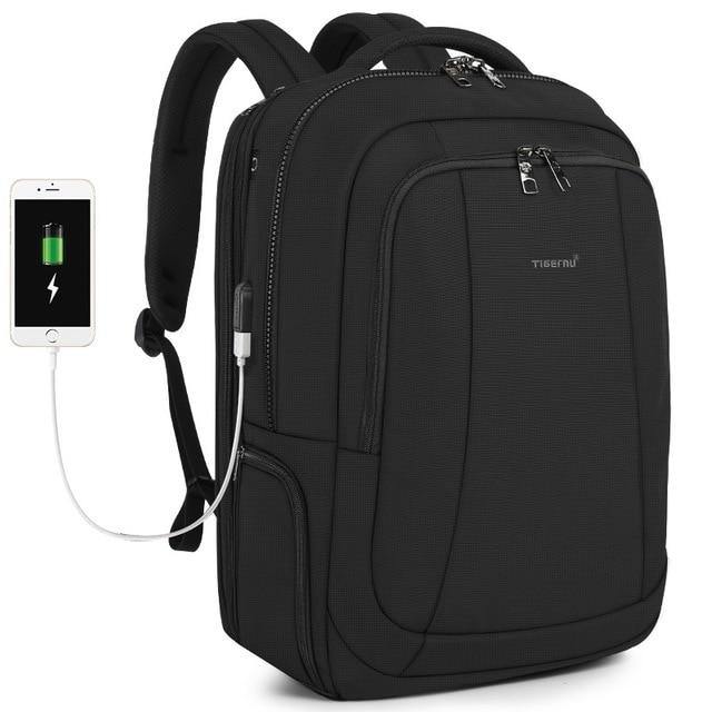 Anti Theft Nylon 27L Men 15.6 inch Laptop Backpacks - foxberryparkproducts