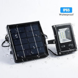 10W LED Waterproof Solar Powered Sensor Flood Light Outdoor Garden Security Lamp - foxberryparkproducts