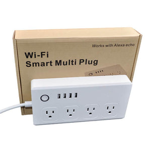 Smart Power Strip,WiFi Power Bar Multiple Outlet Extension Cord - foxberryparkproducts
