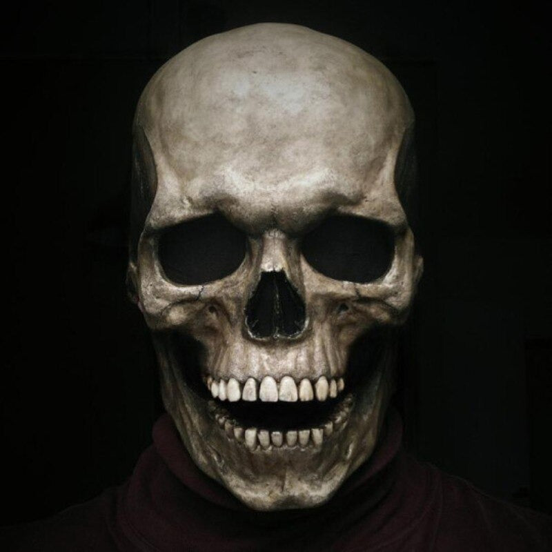 Full Head Skull Skeleton Mask Halloween Costume - foxberryparkproducts