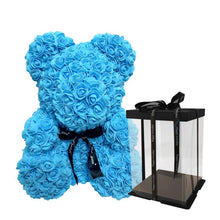 Load image into Gallery viewer, Red Rose Teddy Bear - foxberryparkproducts
