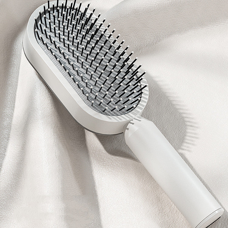 Self Cleaning Hair Brush For Women - foxberryparkproducts