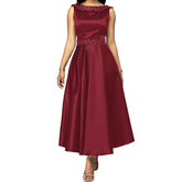 Vintage Elegant Sleeveless Dress - foxberryparkproducts