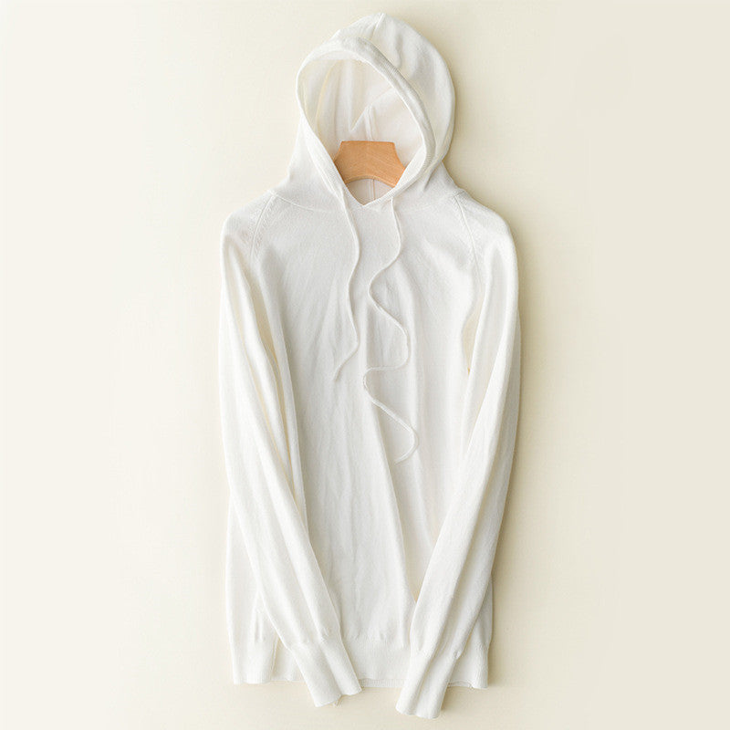 Women's sweaters thin section loose sweater hooded sweater - foxberryparkproducts