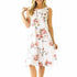 Woman Floral Print Sleeveless Tank Dress  - foxberryparkproducts