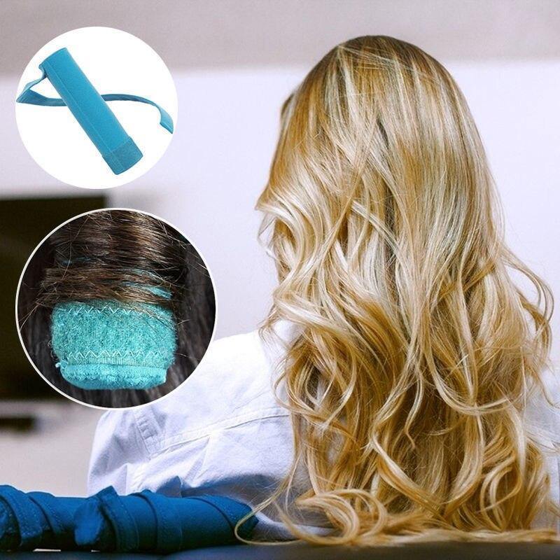 8pcs Hair Rollers Sleep Styler Kit Long Cotton Curlers - foxberryparkproducts