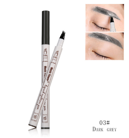 Music Flower Brand Makeup 3 Colors Fine Sketch Liquid Eyebrow Pen - foxberryparkproducts