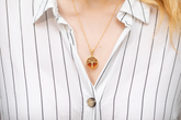 Large Gold Plated Tree of Life Pendant - foxberryparkproducts