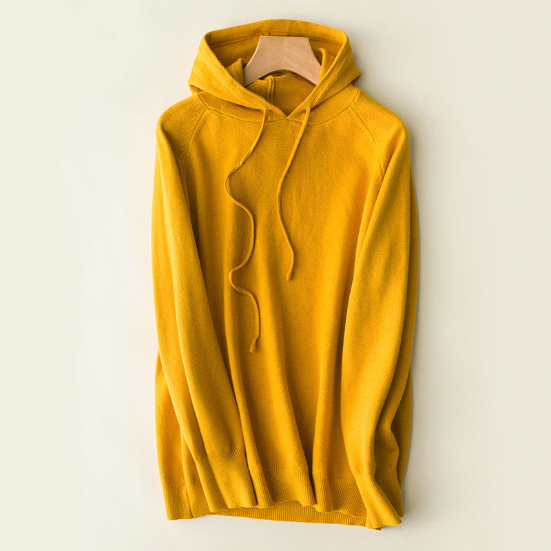 Women's sweaters thin section loose sweater hooded sweater - foxberryparkproducts