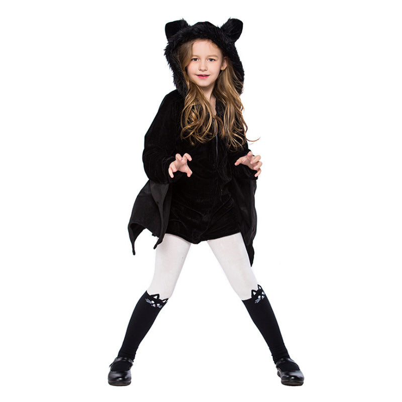 Halloween Children's Costume Black Bat Cosplay Costumes - foxberryparkproducts