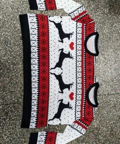 Christmas Couples Sweater - Two Person Ugly Sweater - foxberryparkproducts