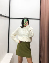 Classy Cable Crew Neck Sweater - foxberryparkproducts