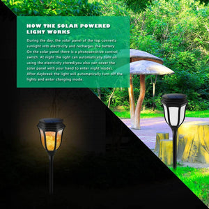 Solar Path Torch Light Waterproof Christmas Decorative Flame - foxberryparkproducts
