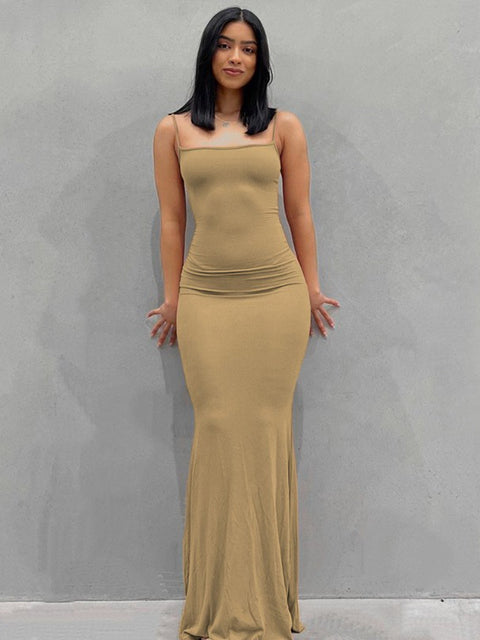 Backless Long Maxi Dress - foxberryparkproducts
