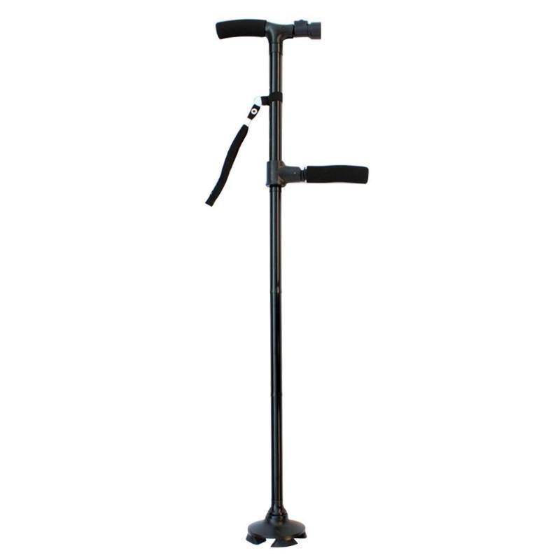 Telescopic Hurry Trusty Cane  Folding Canes LED Light Aged Walking Sticks Poles for the Elder ski camp telescopic baton outdoor hiking poles crutch - foxberryparkproducts