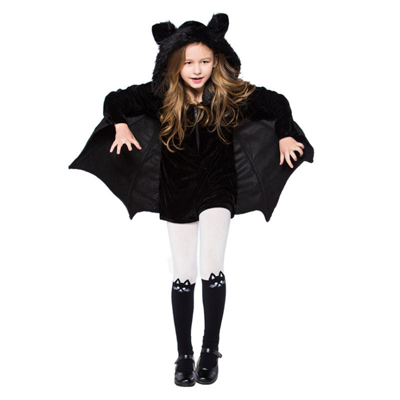 Halloween Children's Costume Black Bat Cosplay Costumes - foxberryparkproducts