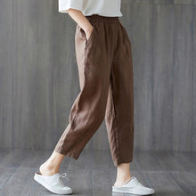 Load image into Gallery viewer, Spring And Autumn New Cropped Trousers Women Casual Pants
