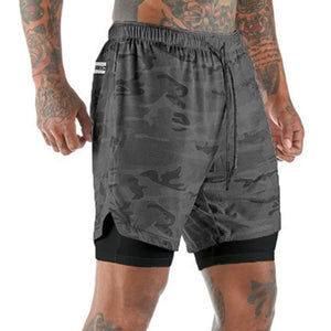 Men's Shorts Beach Pants Plus Size Double-Layer Running - foxberryparkproducts