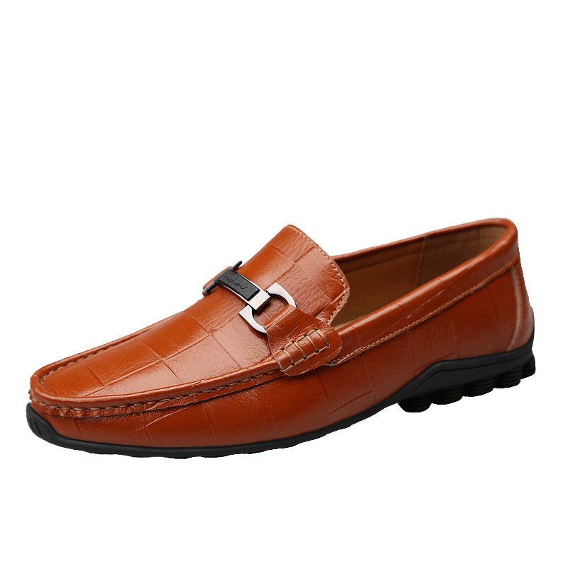 Men Shoes Leather Genuine Casual Loafers