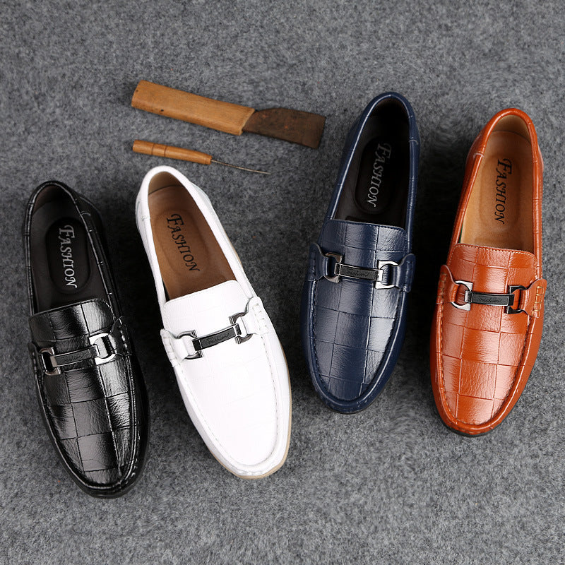 Men Shoes Leather Genuine Casual Loafers