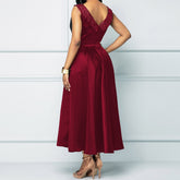 Vintage Elegant Sleeveless Dress - foxberryparkproducts