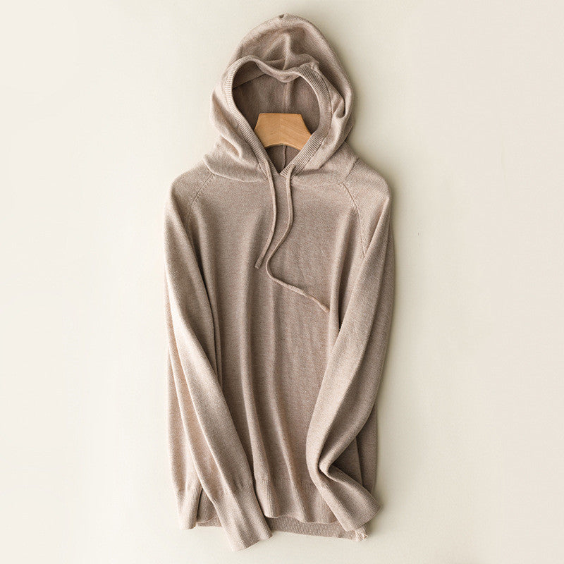 Women's sweaters thin section loose sweater hooded sweater - foxberryparkproducts