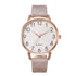 Simple Number Dial Ladies Watches Leather Strap Quartz - foxberryparkproducts