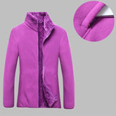 Warm thick Fleece jacket women&