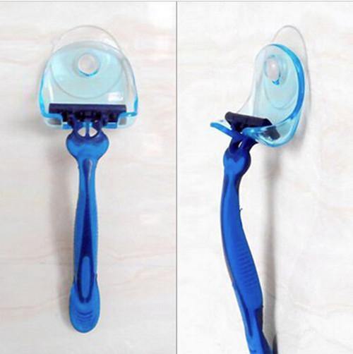 razor in suction cup holder storage - foxberryparkproducts