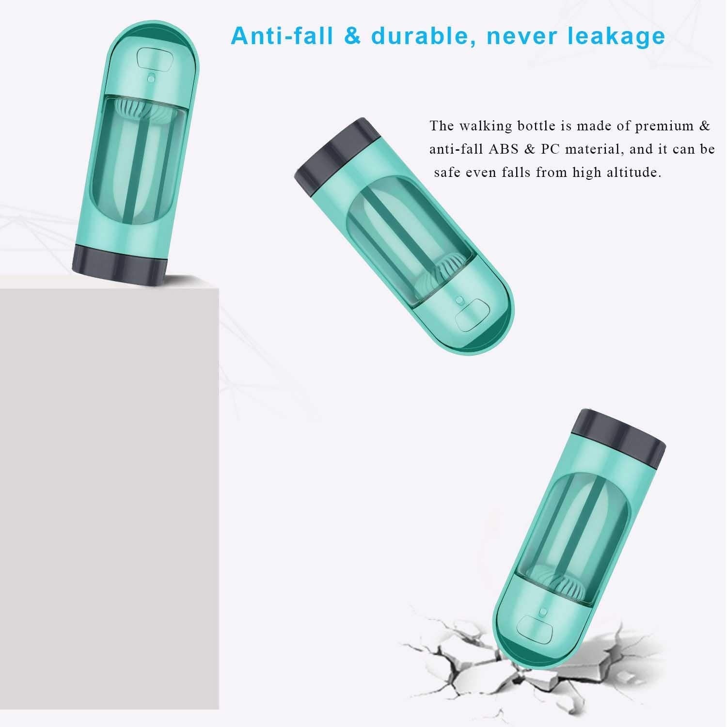 Portable Pet Dog Water Bottle Dispenser Travel Dog Bowl - foxberryparkproducts