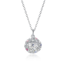 Load image into Gallery viewer, Sterling Silver Necklace with  Crystals - foxberryparkproducts
