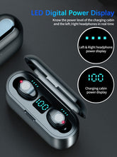 New F9 Wireless Headphones Bluetooth 5.0 Earphone TWS HIFI Mini In-ear Sports Running Headset Support iOS/Android Phones HD Call - foxberryparkproducts