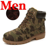 Winter Men Boots PU Outdoor Snow Ankle Boots - foxberryparkproducts