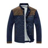 Spring Autumn Men Patchwork Jacket Coat - foxberryparkproducts