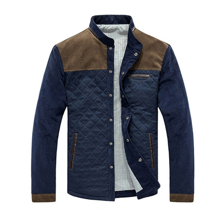 Spring Autumn Men Patchwork Jacket Coat - foxberryparkproducts