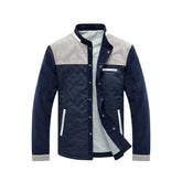 Spring Autumn Men Patchwork Jacket Coat - foxberryparkproducts