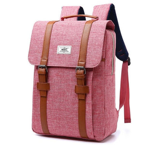 Men Women Canvas Backpacks School Bags for Teenagers Boys Girls - foxberryparkproducts