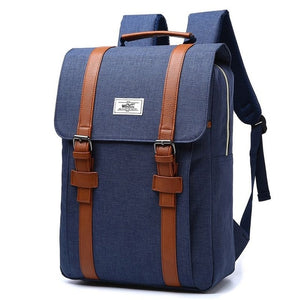 Men Women Canvas Backpacks School Bags for Teenagers Boys Girls - foxberryparkproducts