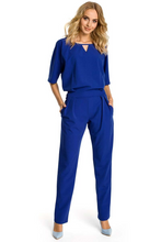 Load image into Gallery viewer, Blue MOE Pants&amp;Leggings - foxberryparkproducts
