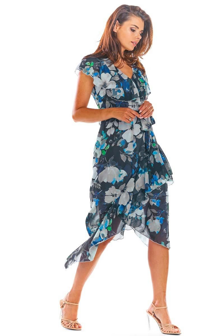 Navy Blue Awama Dresses - foxberryparkproducts