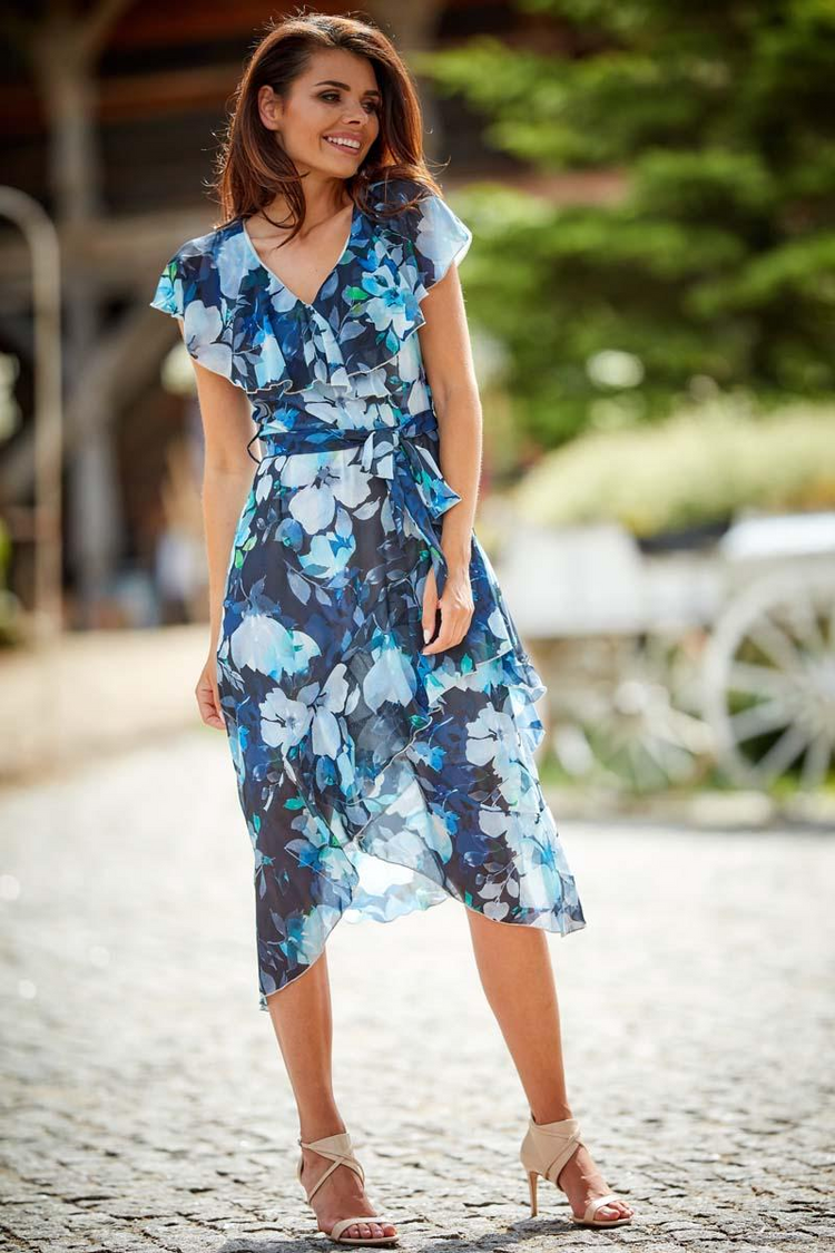 Navy Blue Awama Dresses - foxberryparkproducts